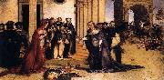 Lorenzo Lotto St Dominic Raises Napoleone Orsini France oil painting artist